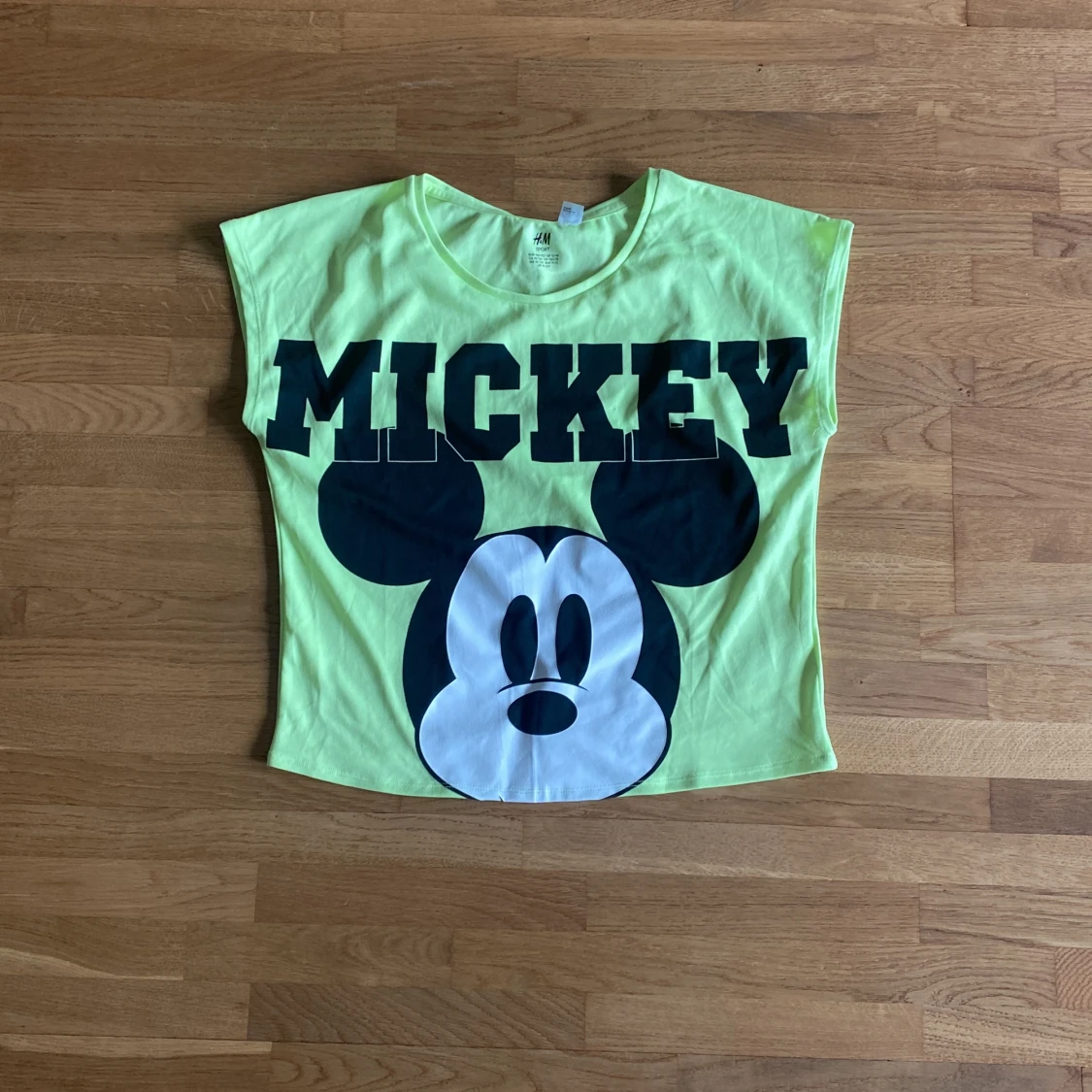 Neon grön Musse pig tränings tröja