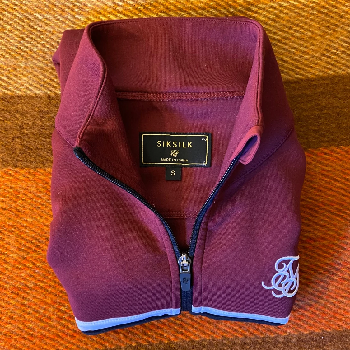 Zip Tröja / Sweatshirt - Siksilk - 90