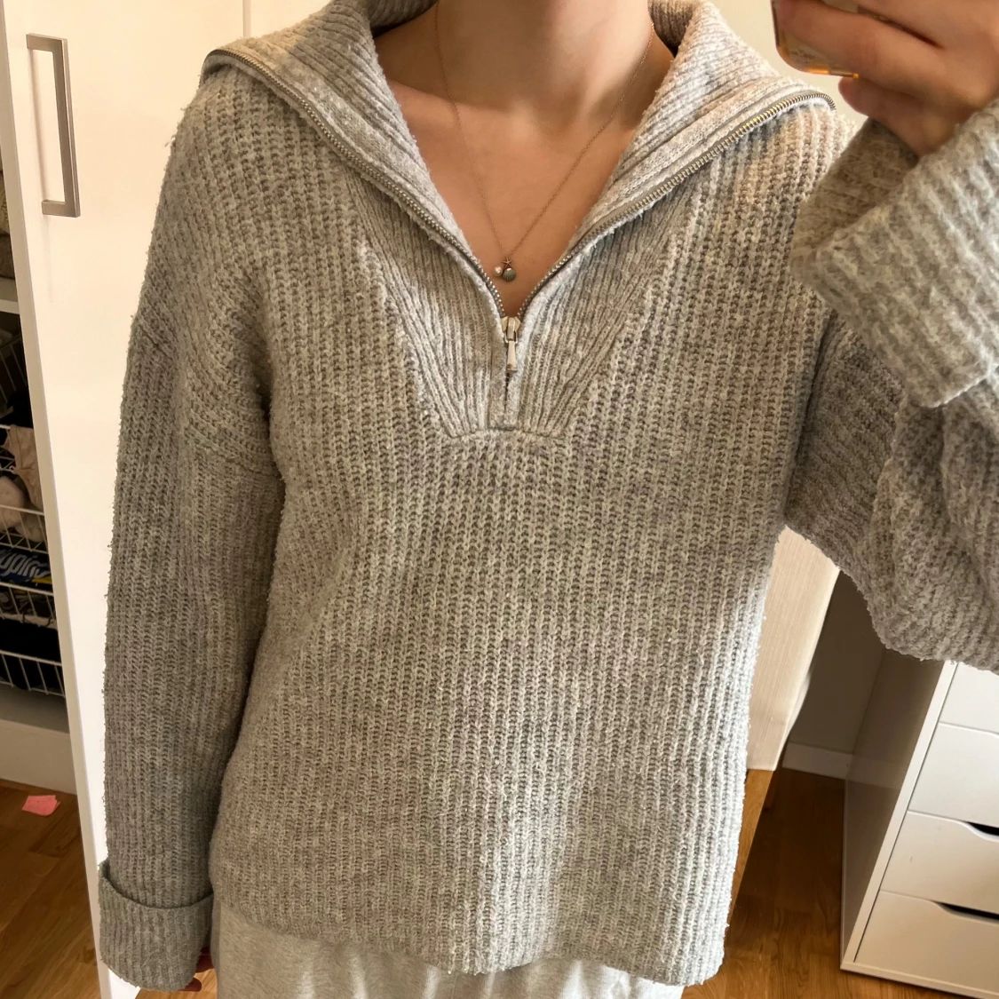 Fint pull and bear tröja i grå🌟🌟