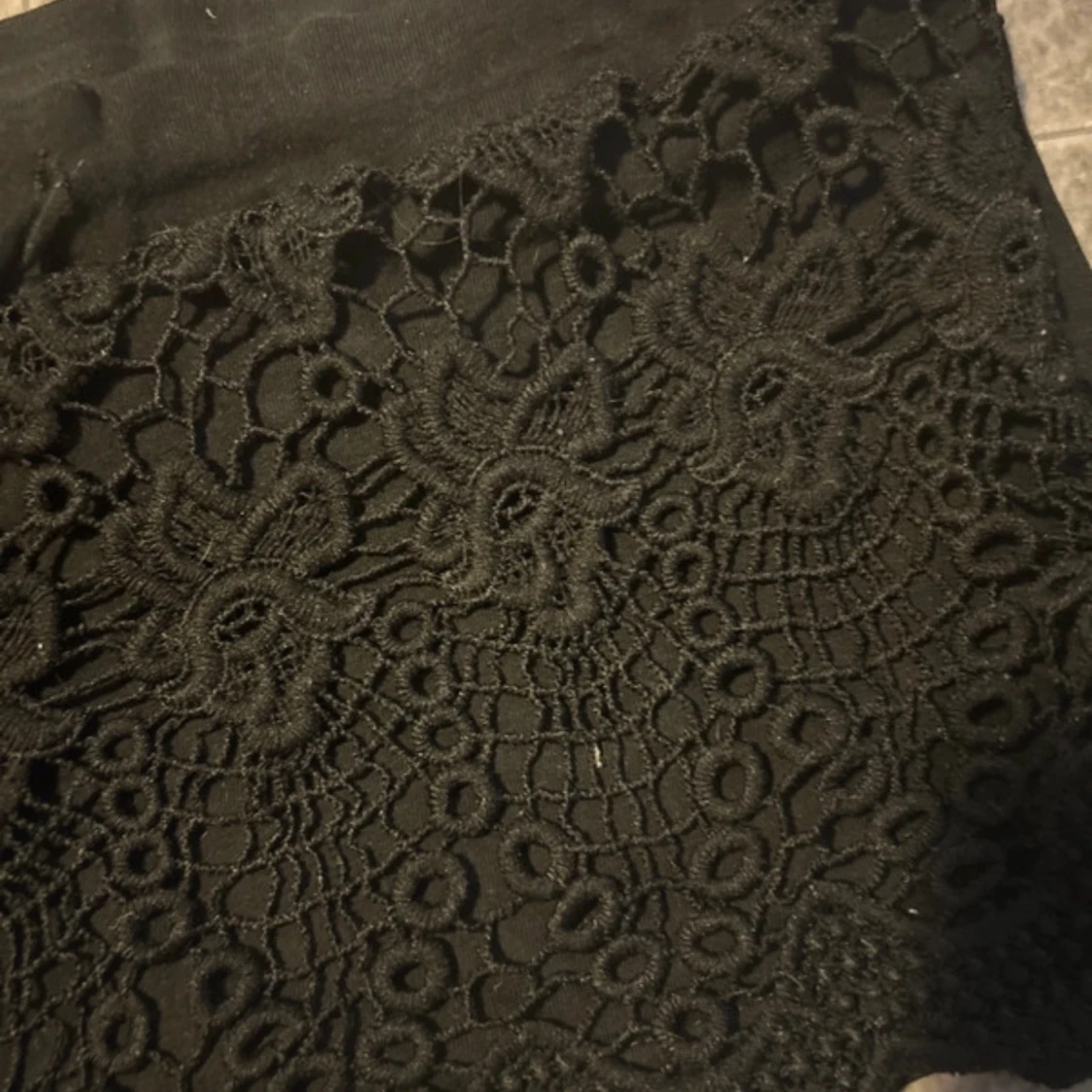 Svarta spets shorts - 90