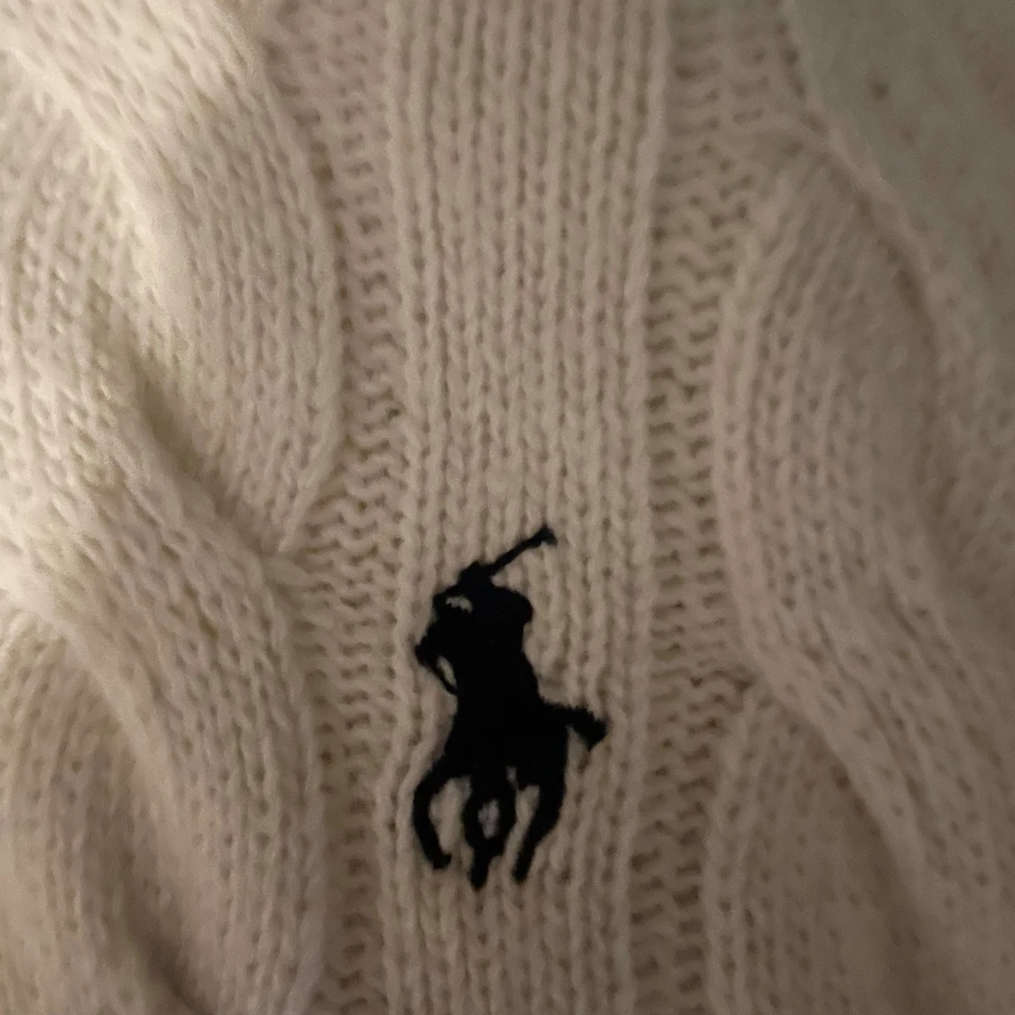STICKAD RALPH LAUREN HALF ZIP - 91