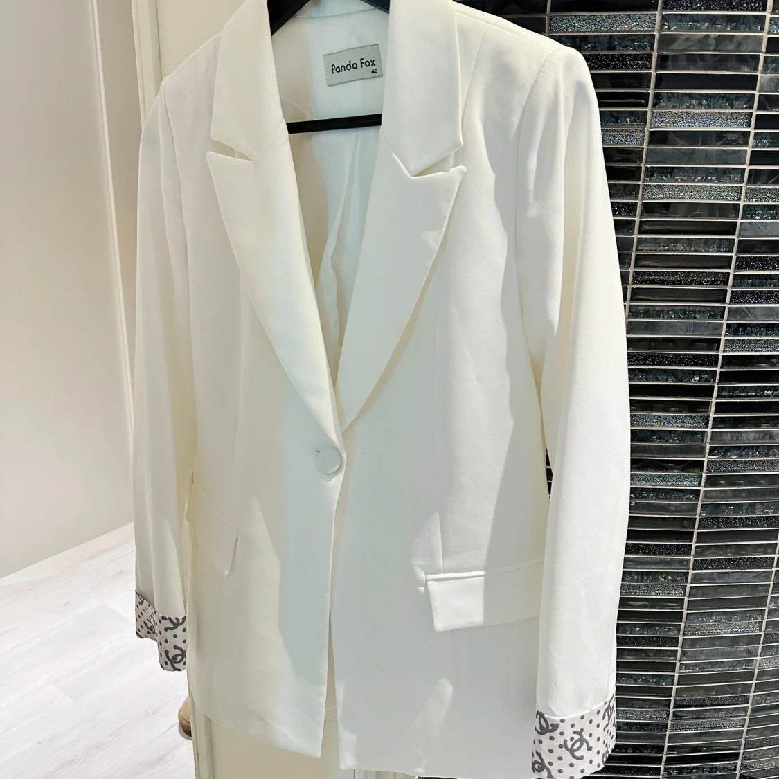 Vit kavaj från Fanda Fox - 91