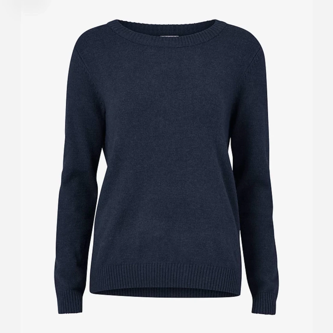 Mörkblå stickad tröja