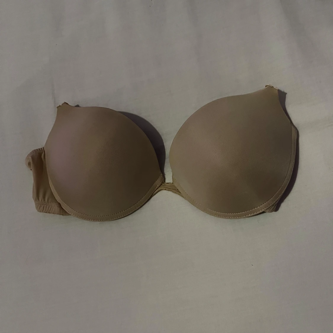 Beige pushup strapless bh B-cupa 