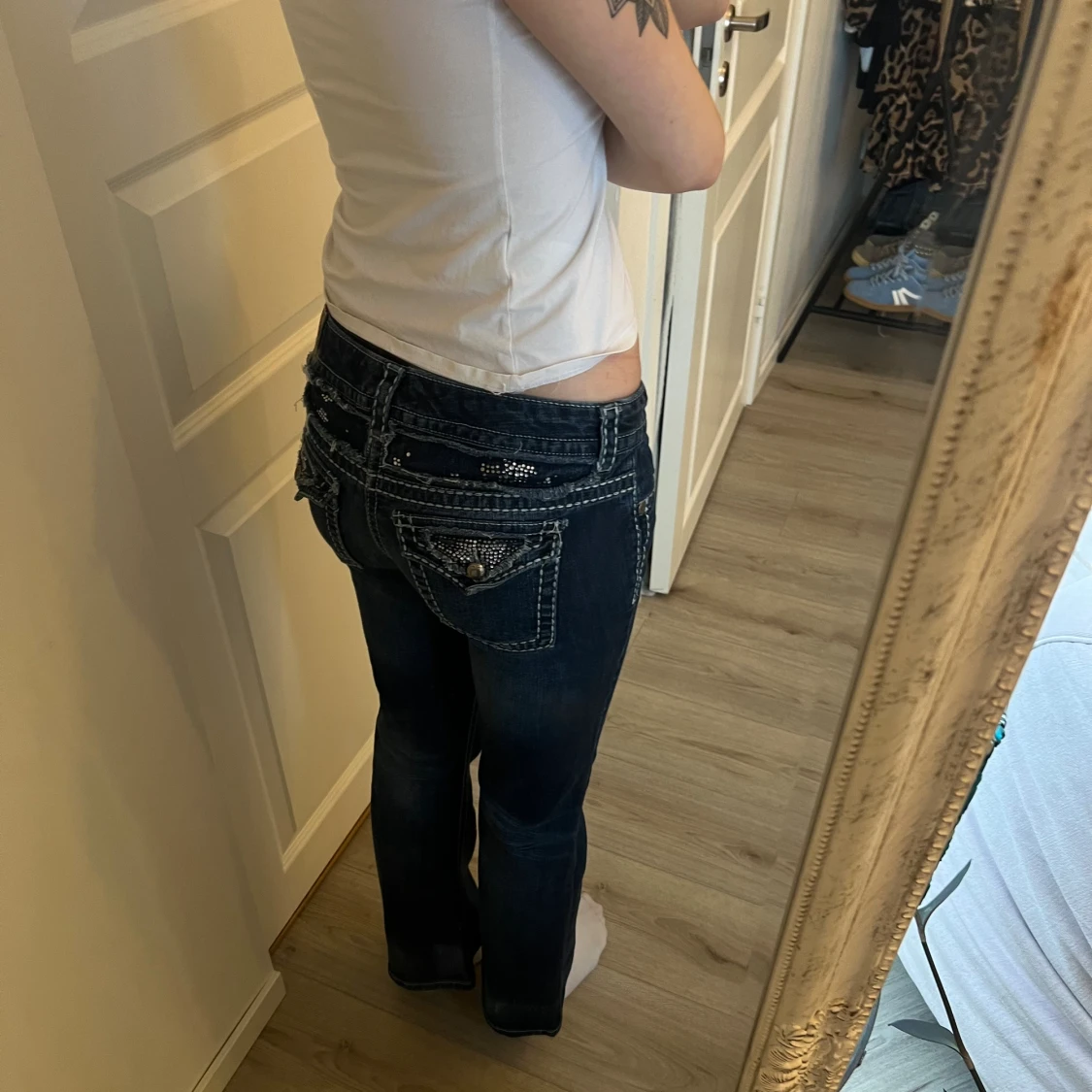 Lågmidjade jeans - 90