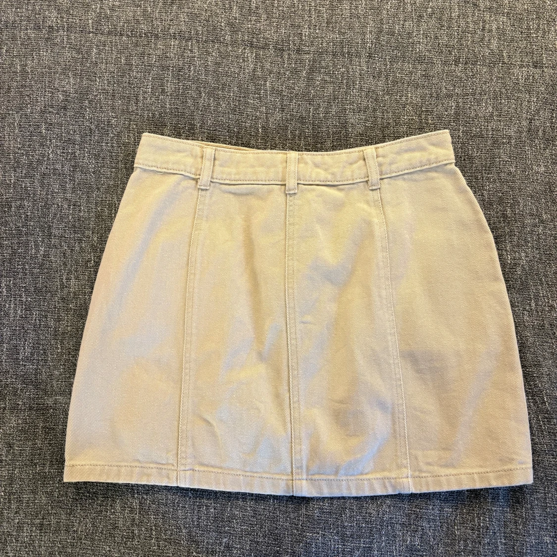 Beige jeanskjol  - 1