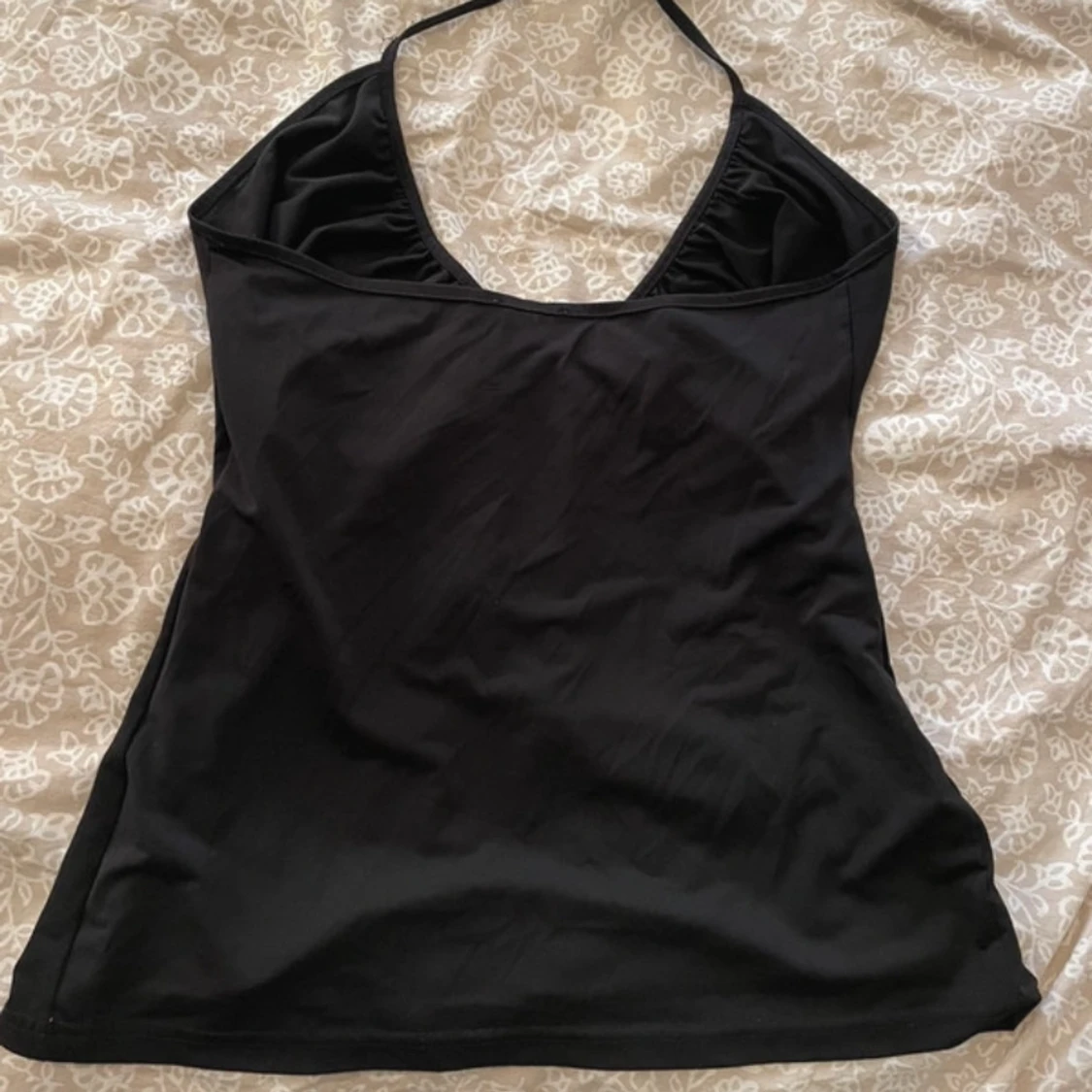 Svart halterneck linne - 2