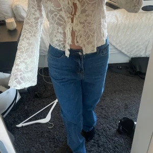 Blåa jeans - Oversized jeans