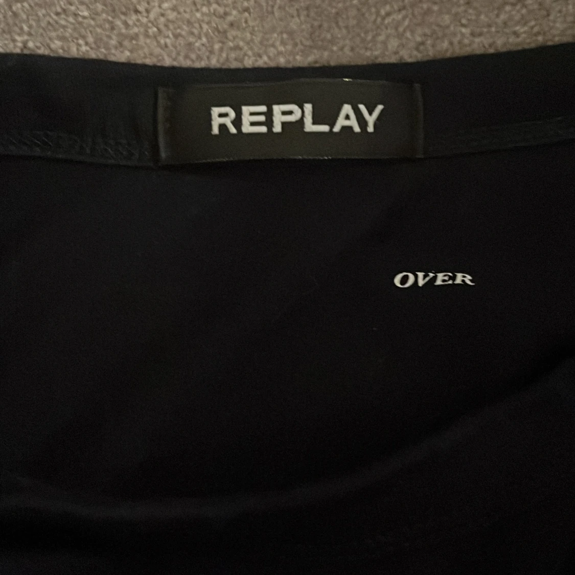 Mörkblå långärmad T-shirt från Replay - 4