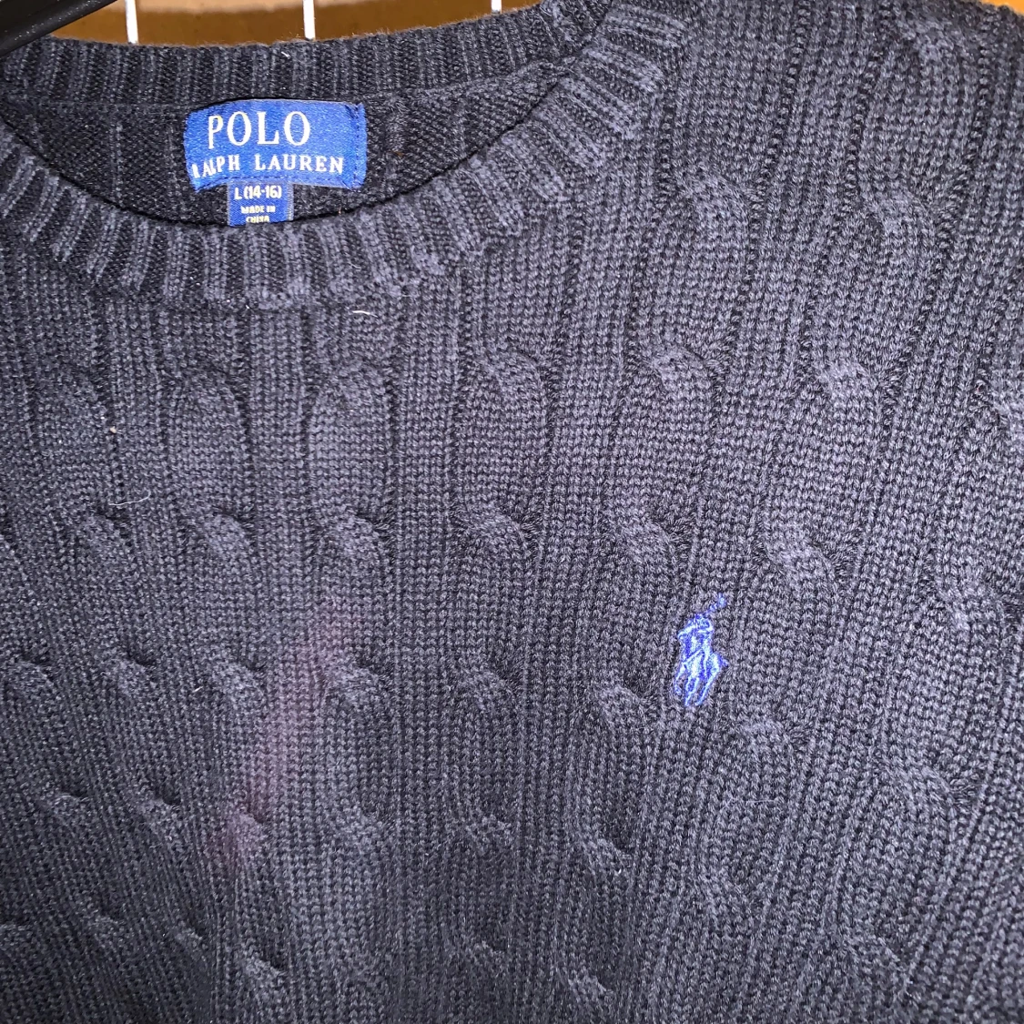 Svart stickad tröja från Polo Ralph Lauren - 3