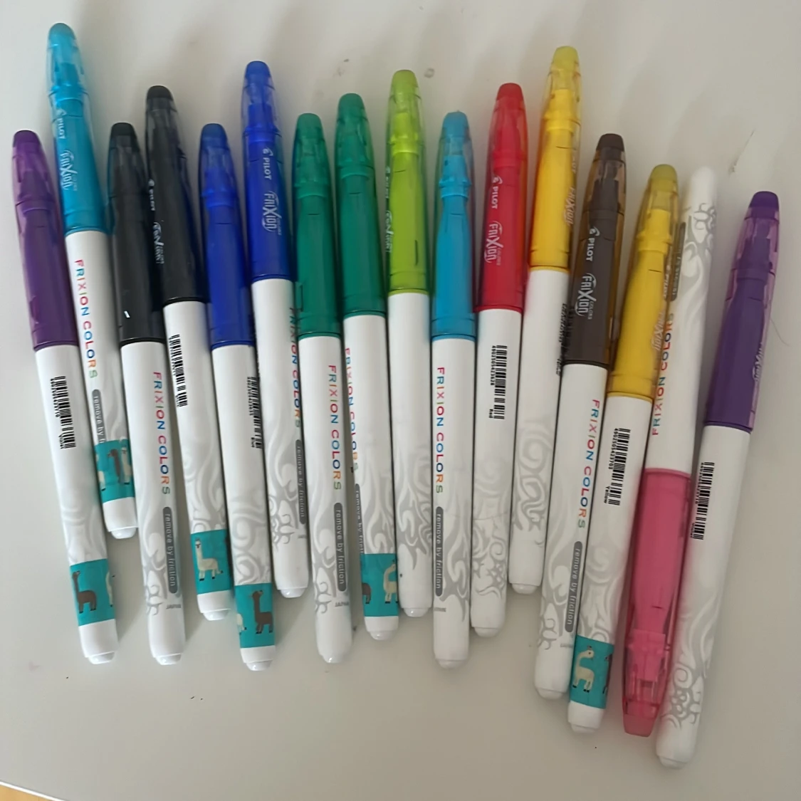 Färgglada Frixion Colors pennor