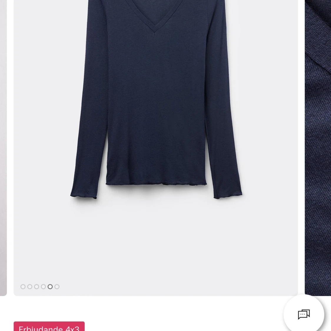 Mörkblå tröja från intimissimi  - 1