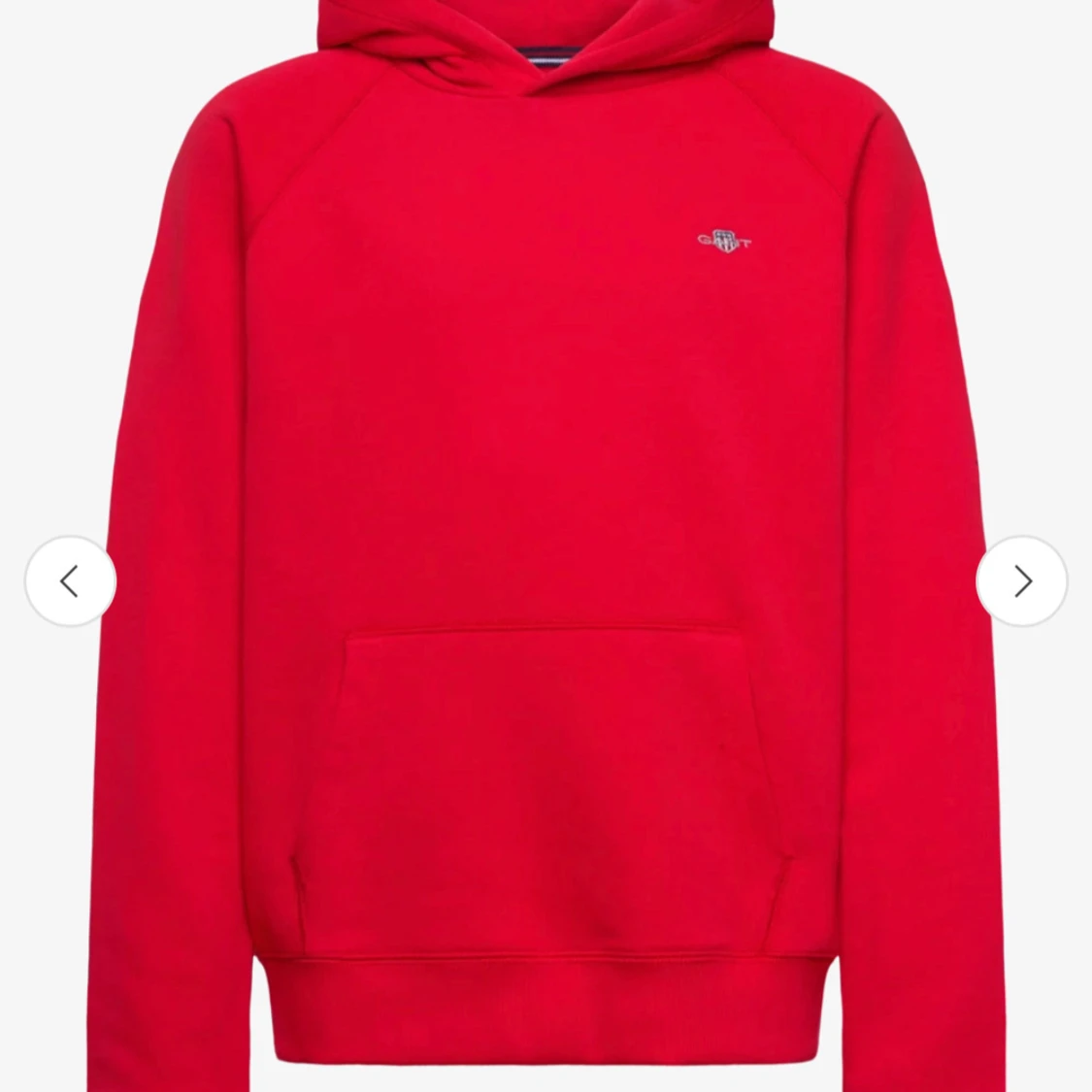 Röd hoodie från Gant