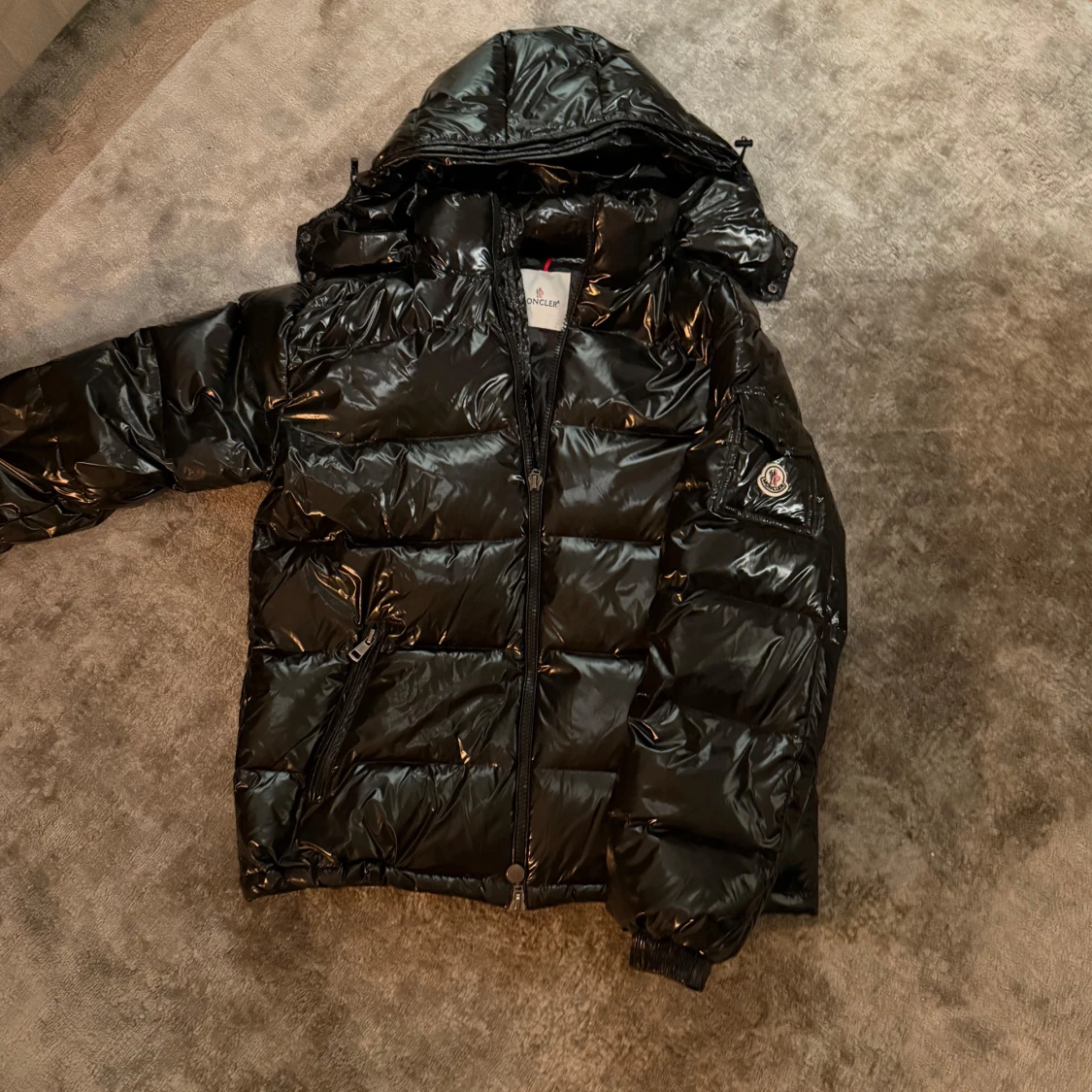 Svart dunjacka från Moncler str 3 - 1