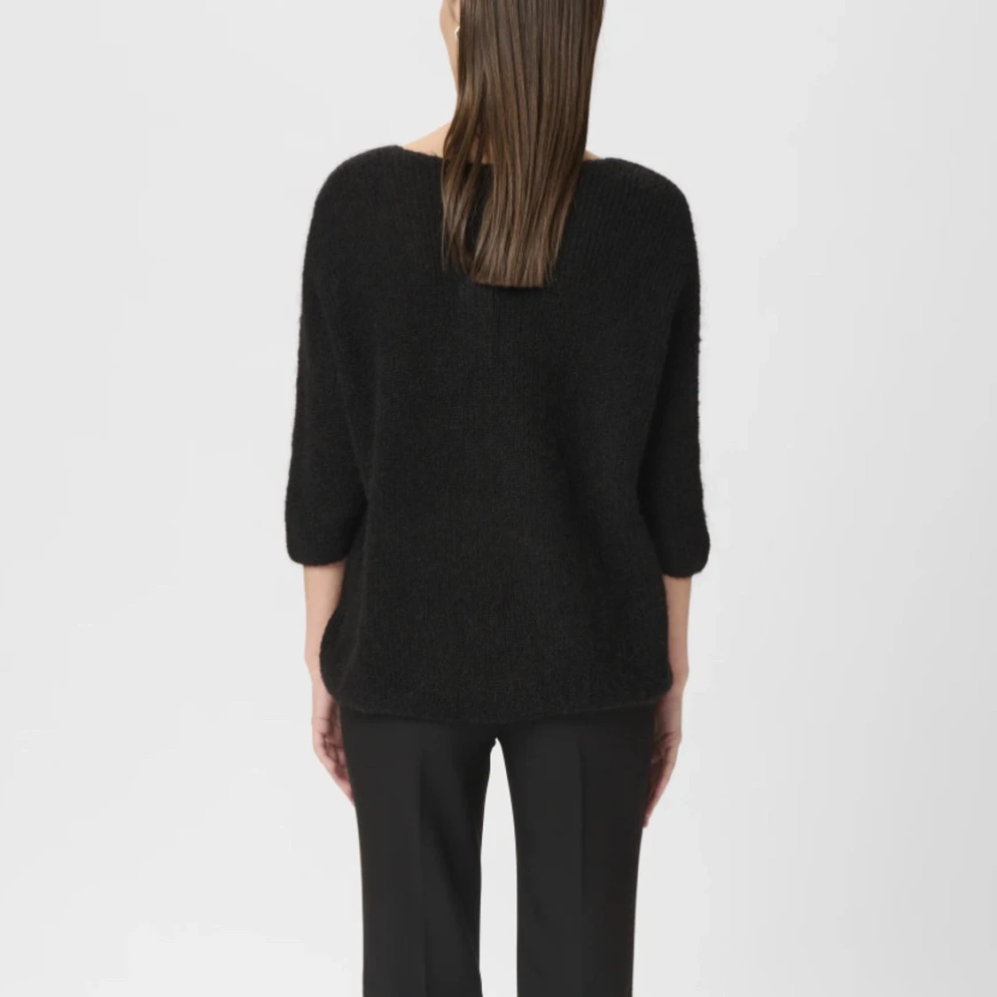 Svart stickad tröja soaked in luxury  - 1