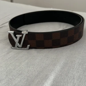 Brunt rutigt bälte med silverfärgat spänne - Snyggt bälte med brunt och svart rutmönster och ett stilrent silverfärgat spänne. Perfekt för att ge din outfit en lyxig touch. Pris kan diskuteras vid snabb affär