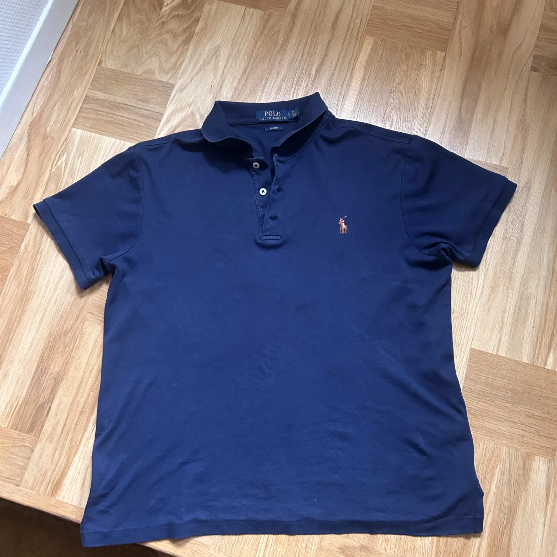 Blå pikétröja från Ralph Lauren - 1