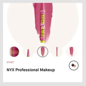 NYX Professional Makeup läppglans - Endast swatchad🩷 Färgen 07