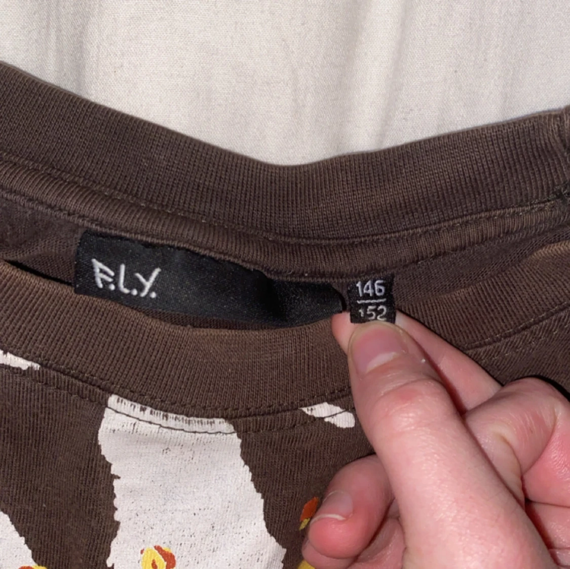 Brun t-shirt med skateboardtryck från F.L.Y. - 2