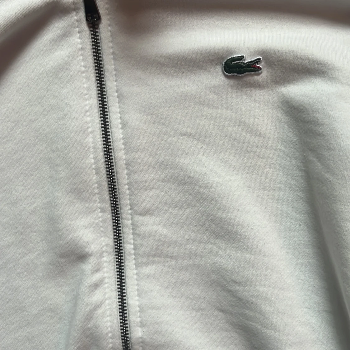 Vit zip-tröja från Lacoste - 2