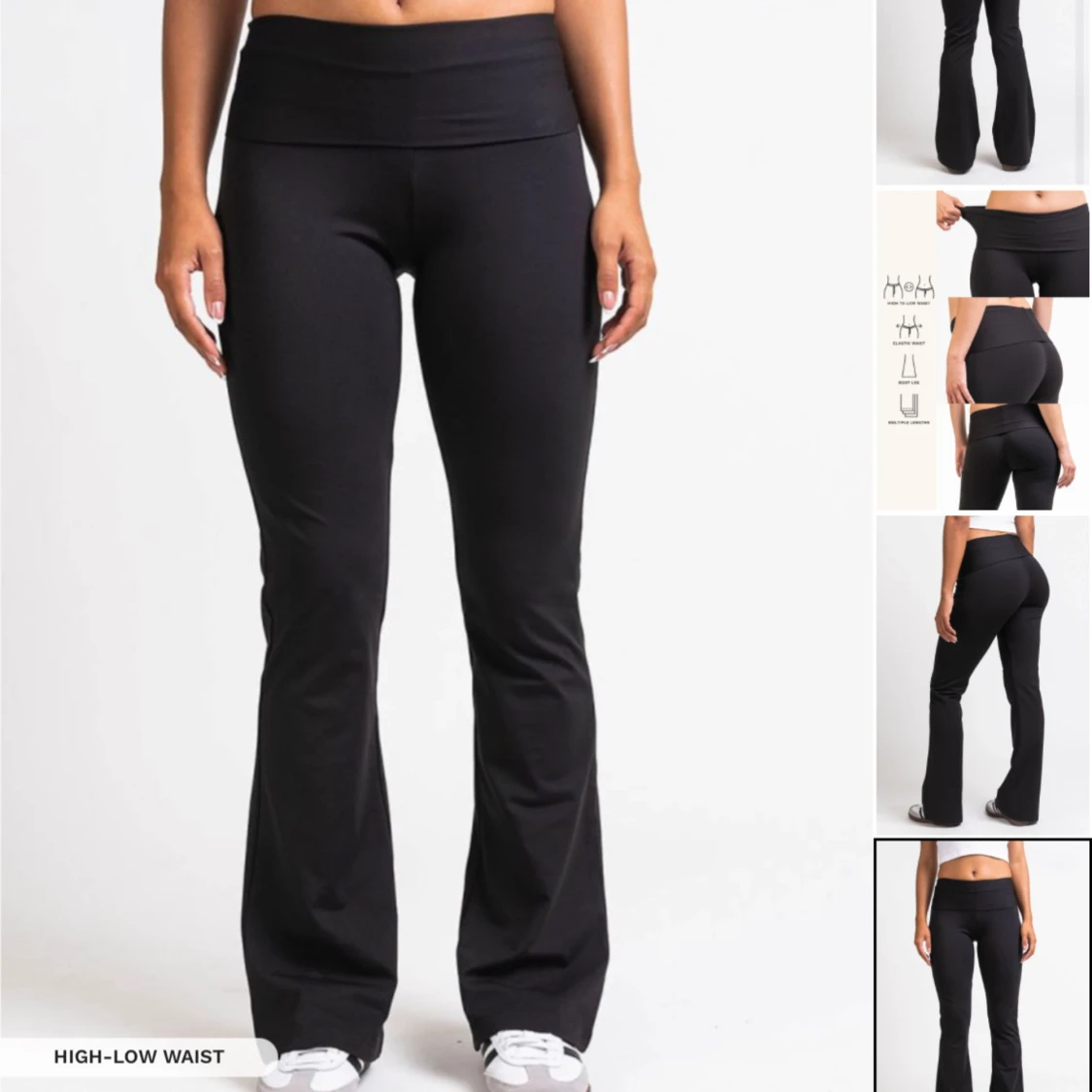 Svarta yoga pants