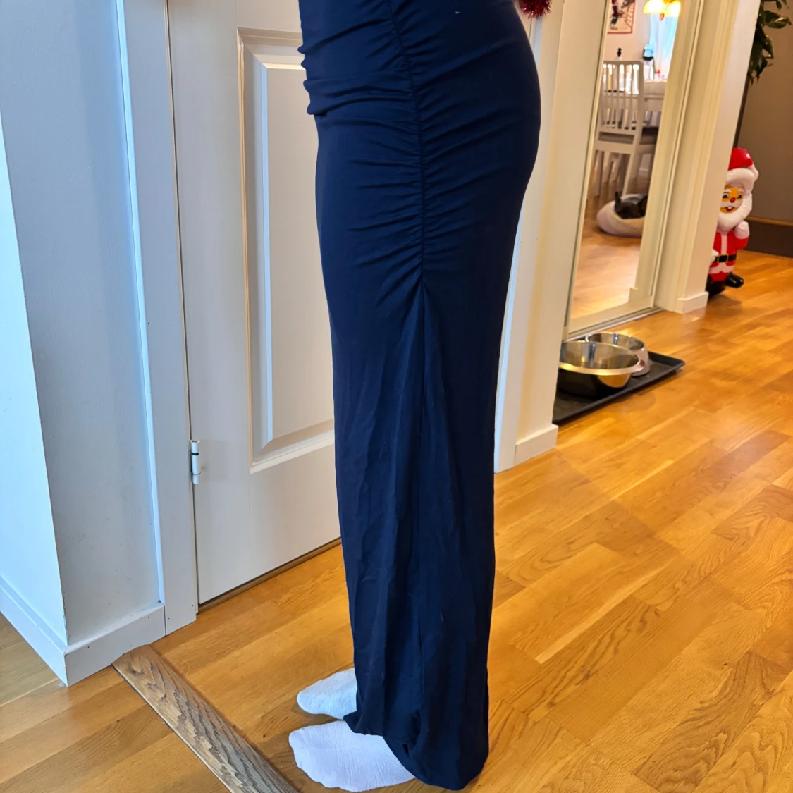 Mörkblå Maxikjol - 90