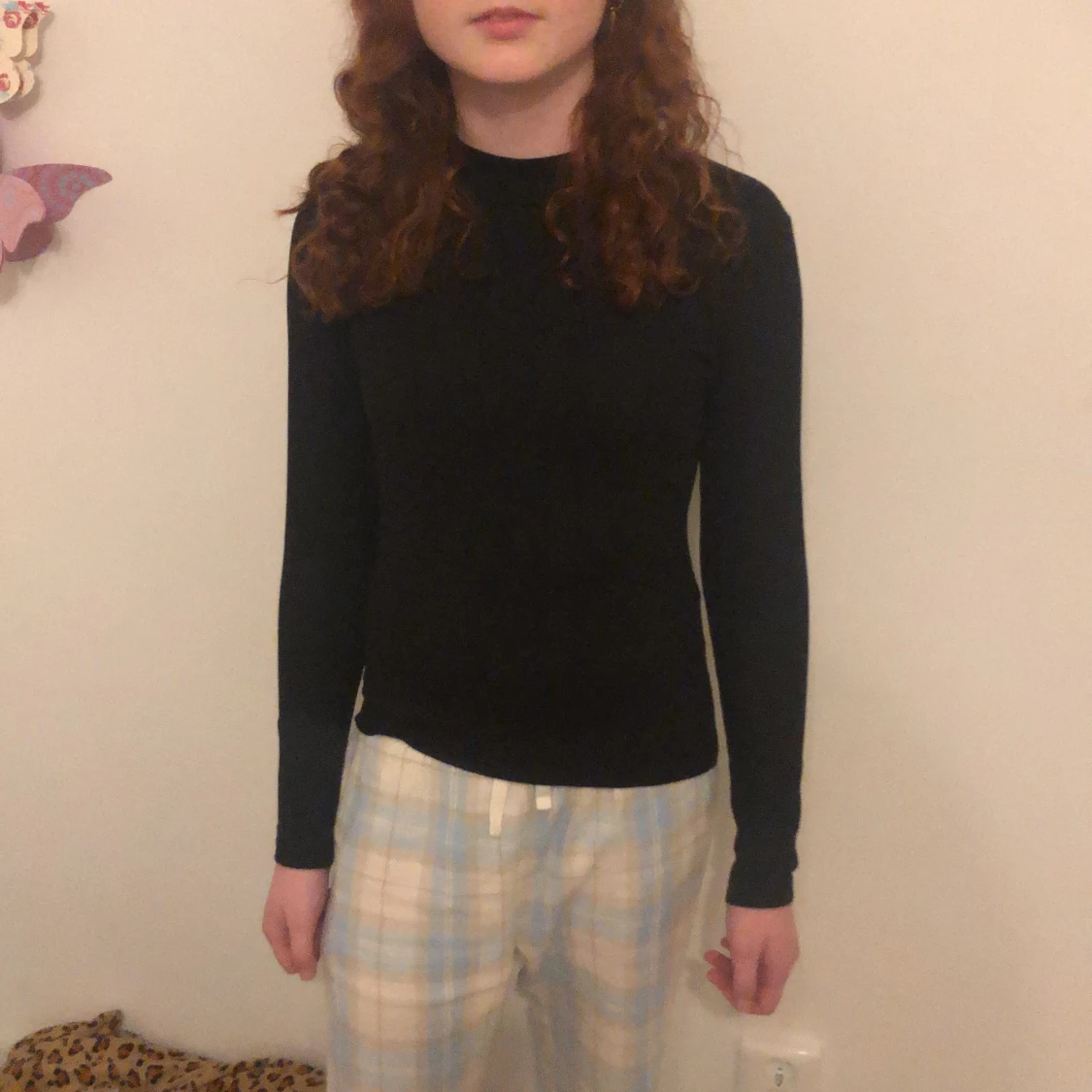 Svart långärmad tröja från H&M - 92