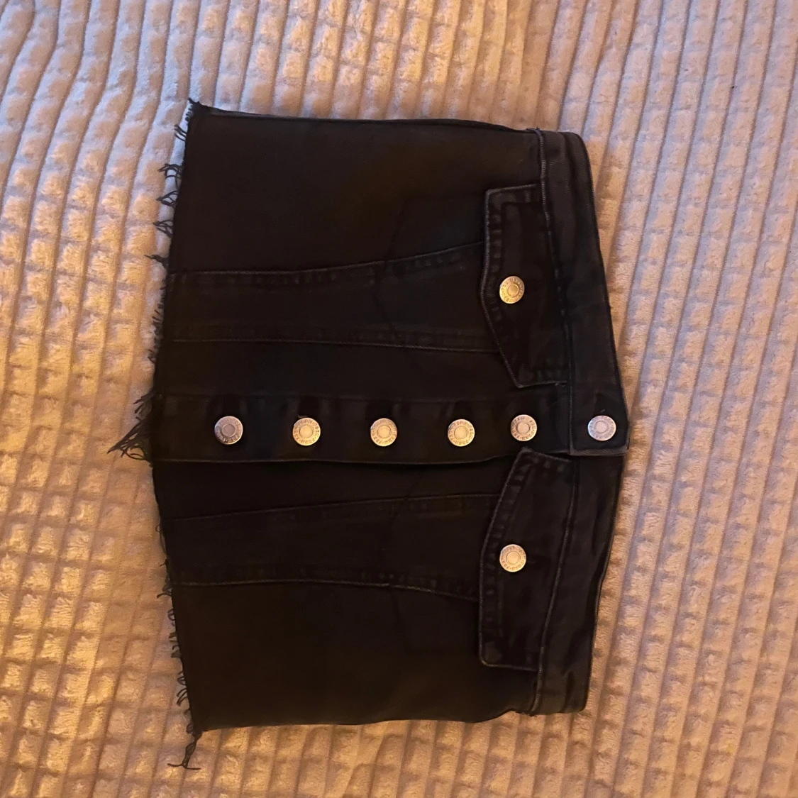 Jeans tröja med knappar grå - 92