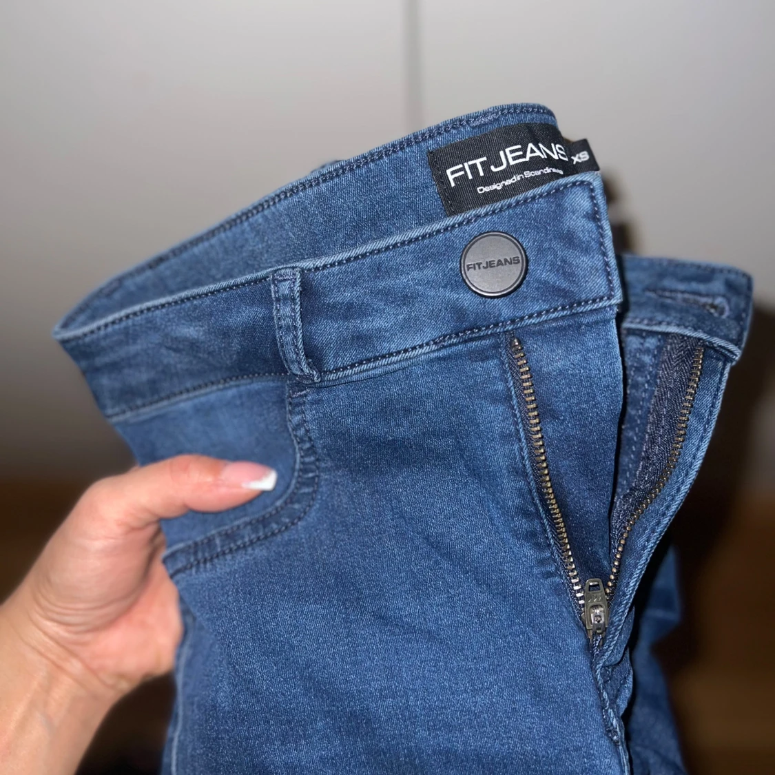 Blå skinny jeans från Fit Jeans - 90