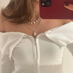 Vit topp - Jättesnygg vit topp💗💗