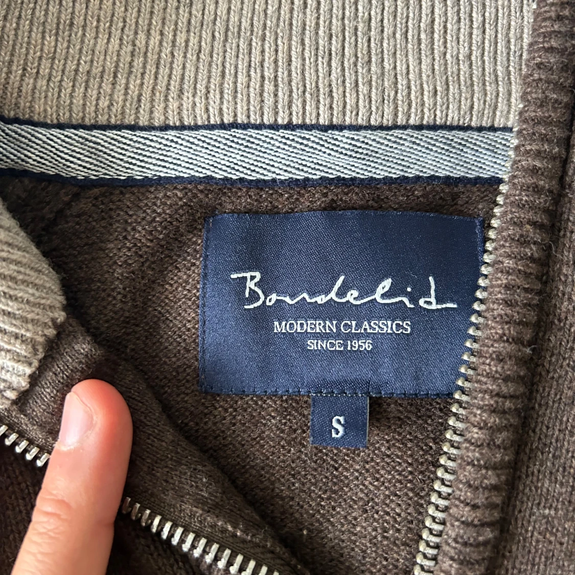 Bondelid half zip tröja - 91