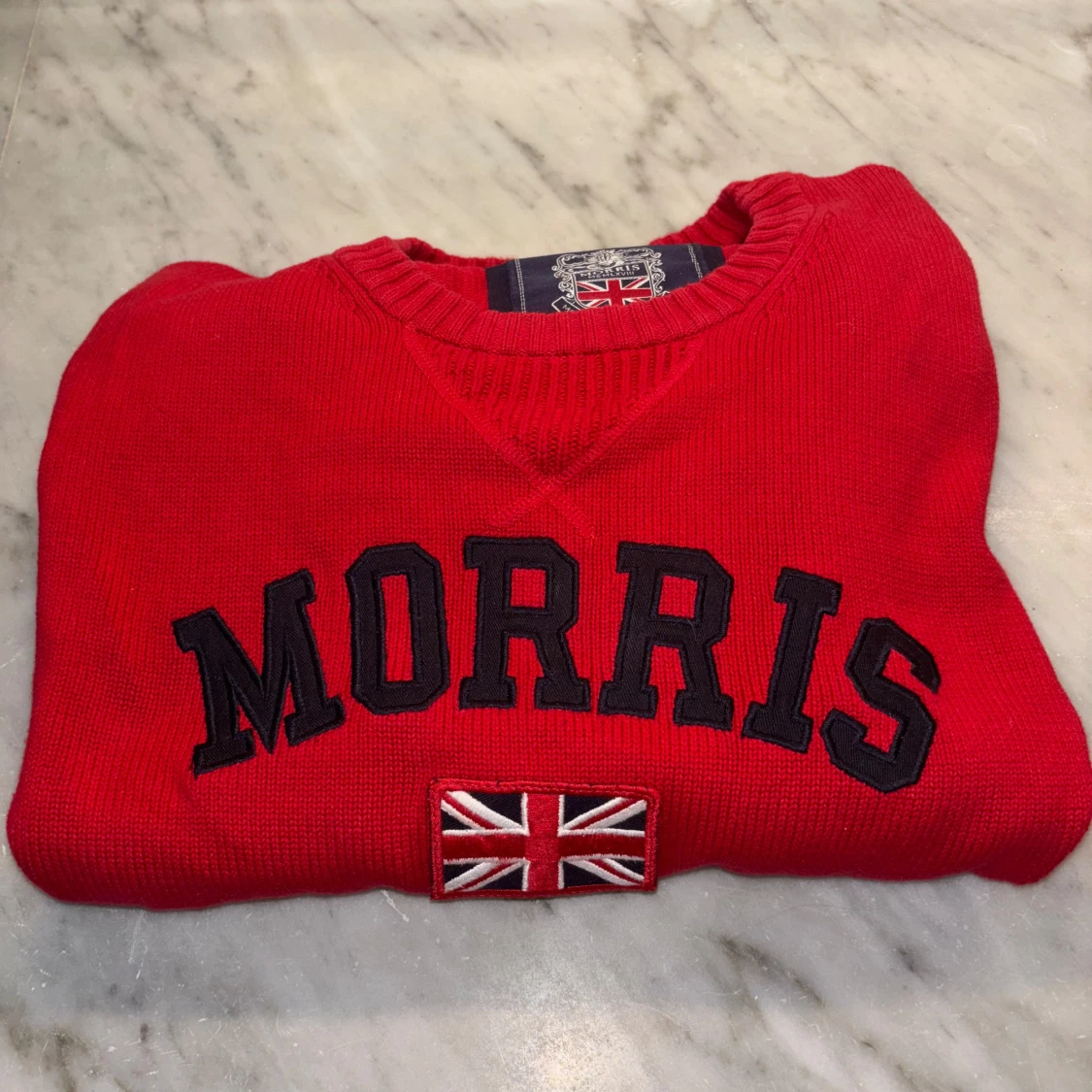 Morris stickad tröja