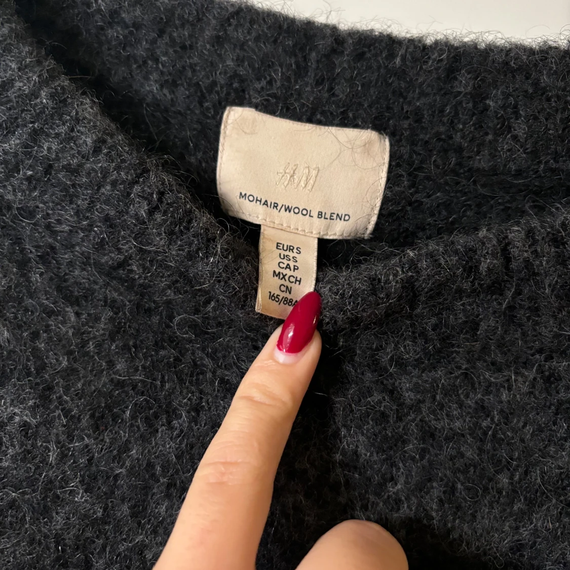 Mohair stickad tröja  - 91