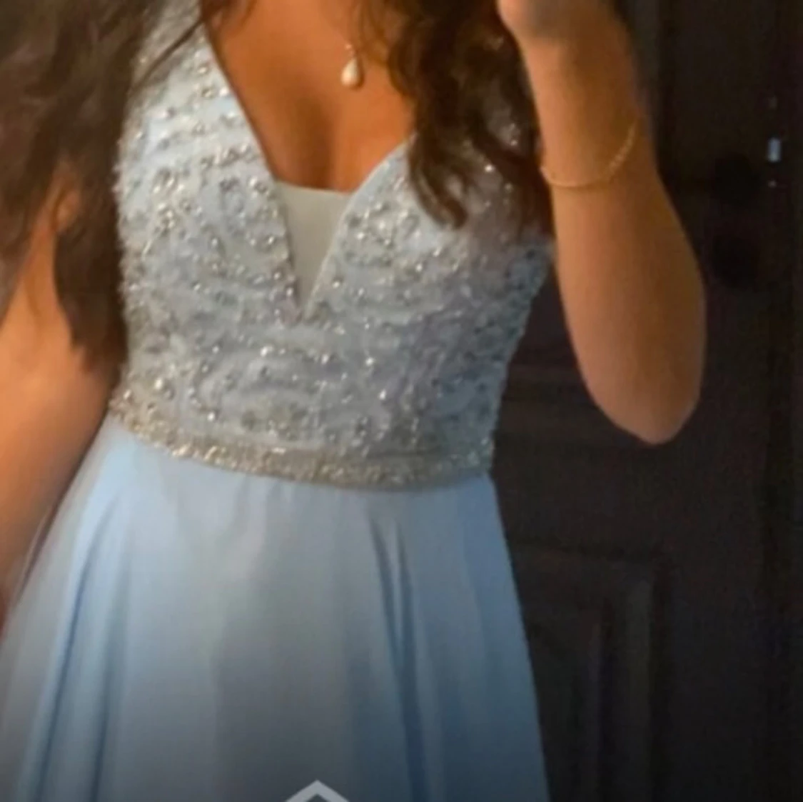 Blå balklänning beautyqeens - 1