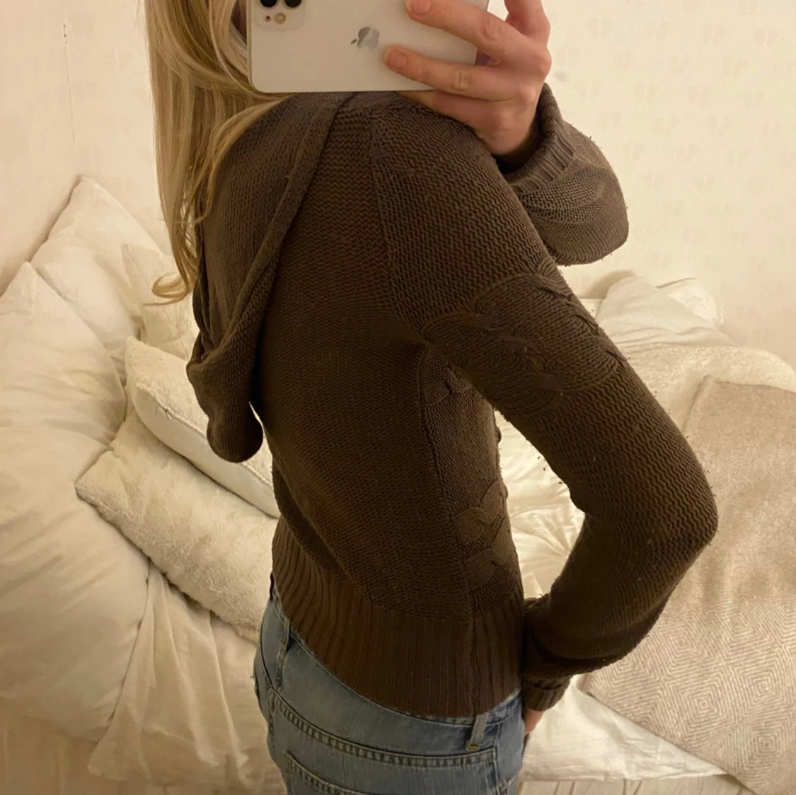 Stickad kofta / hoodie - 3