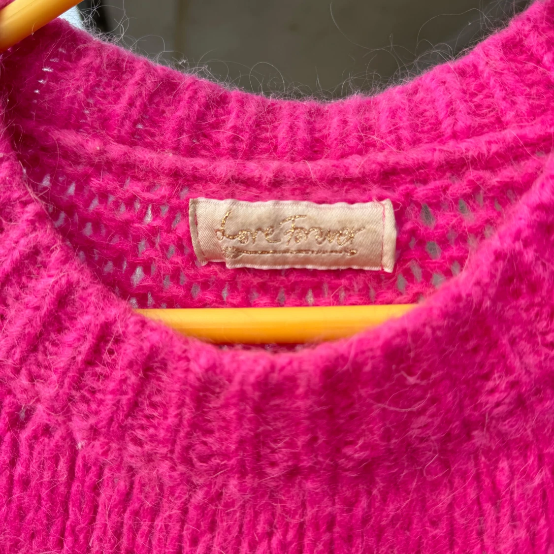 Rosa stickad tröja från Love Forever - 1