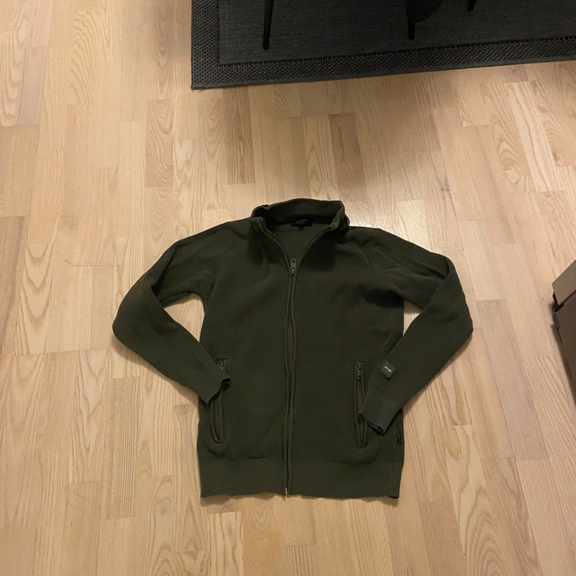 Olivgrön cardigan från Indicode S - 2