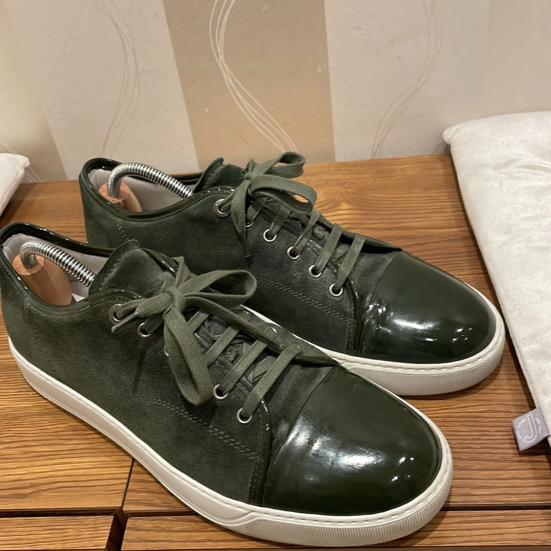 Gröna sneakers från Lanvin,