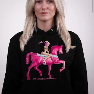 Svart Fröken Snusk hoodie - Rasmus Gozzi & Fröken Snusk Hoodir svart, Oanvänd.