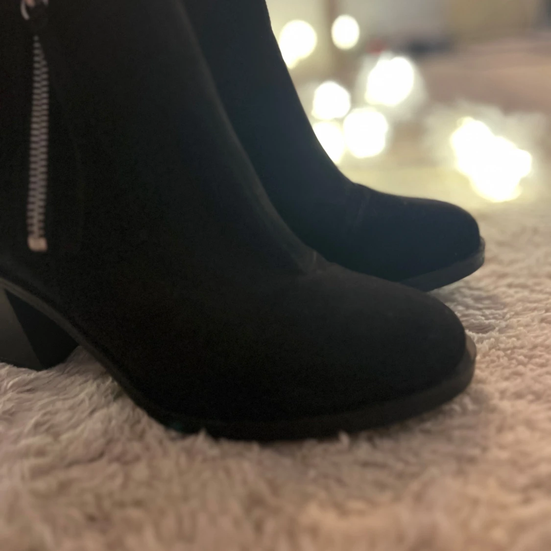 Svarta boots med dragkedja - 1