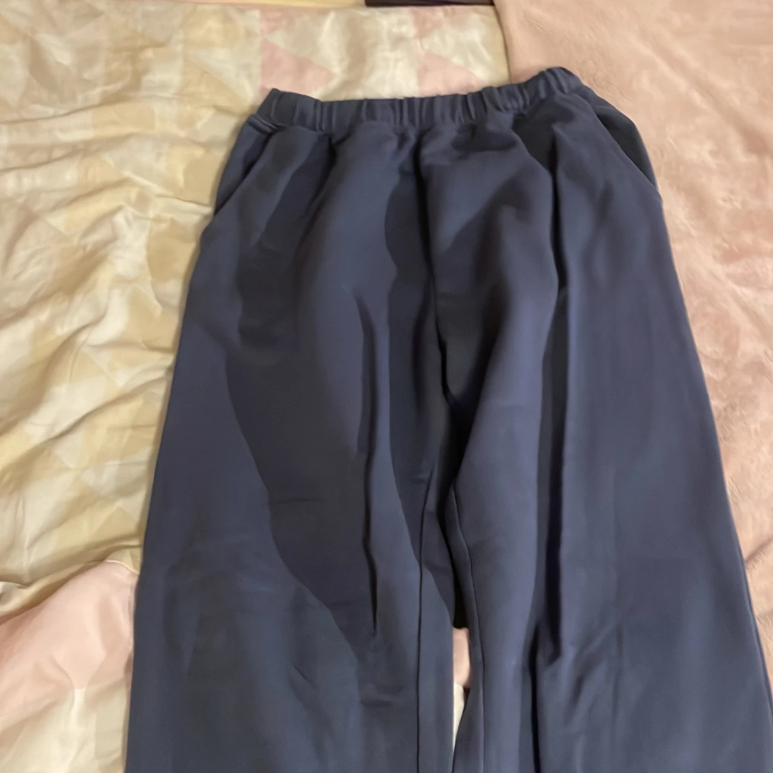 Mörkblå mjukisbyxor