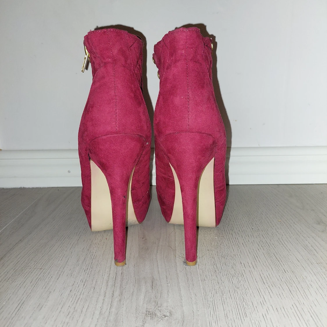 Rosastövletter med klack från just fab - 1