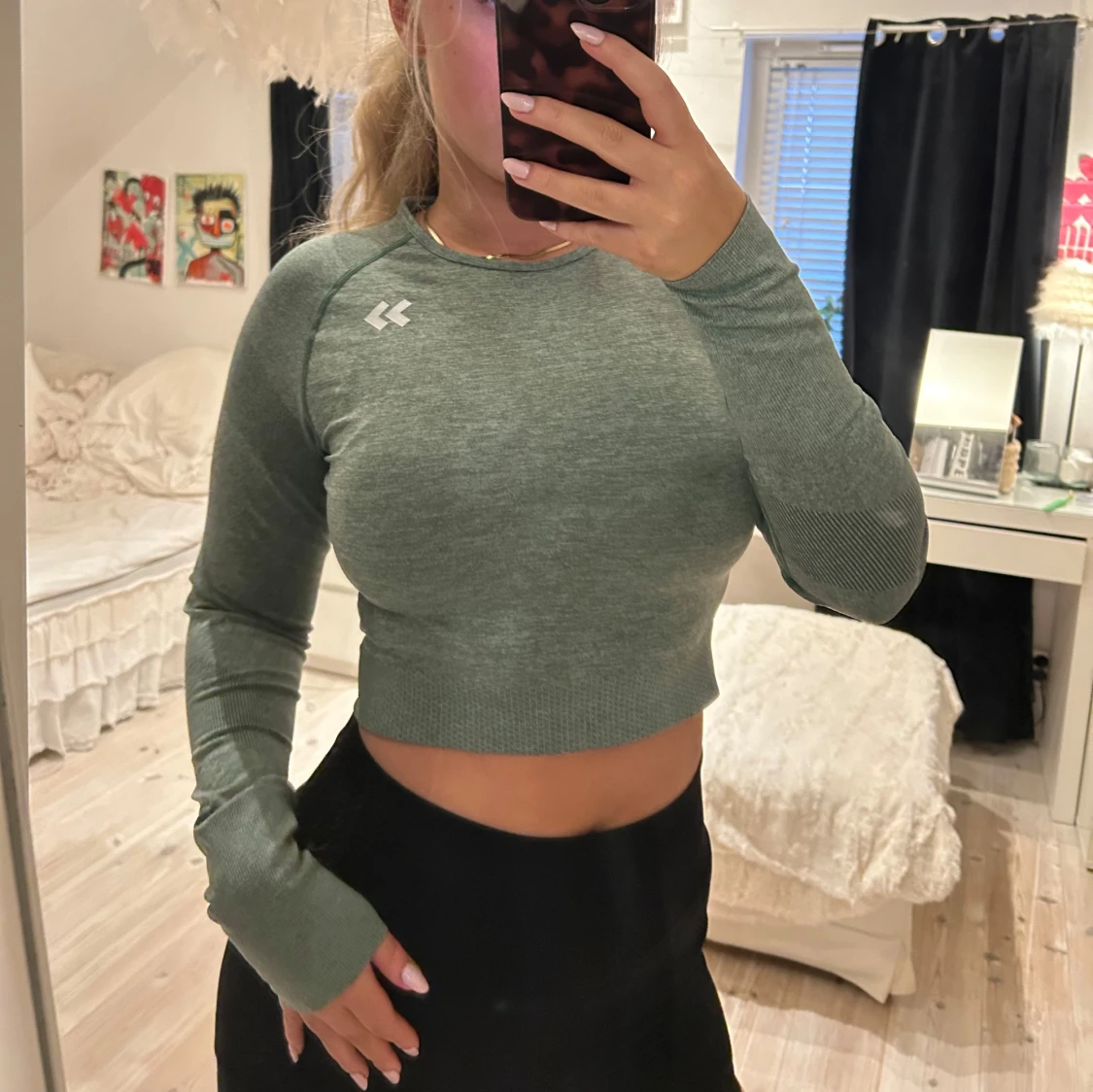 Långärmad tränings tröja  - 2