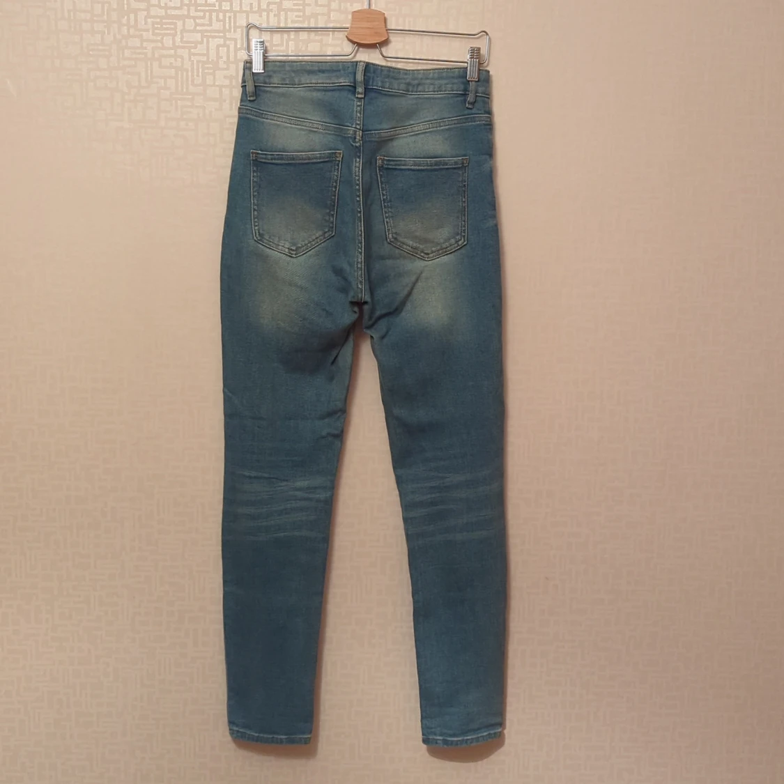 Blå jeans från Lindex - 90