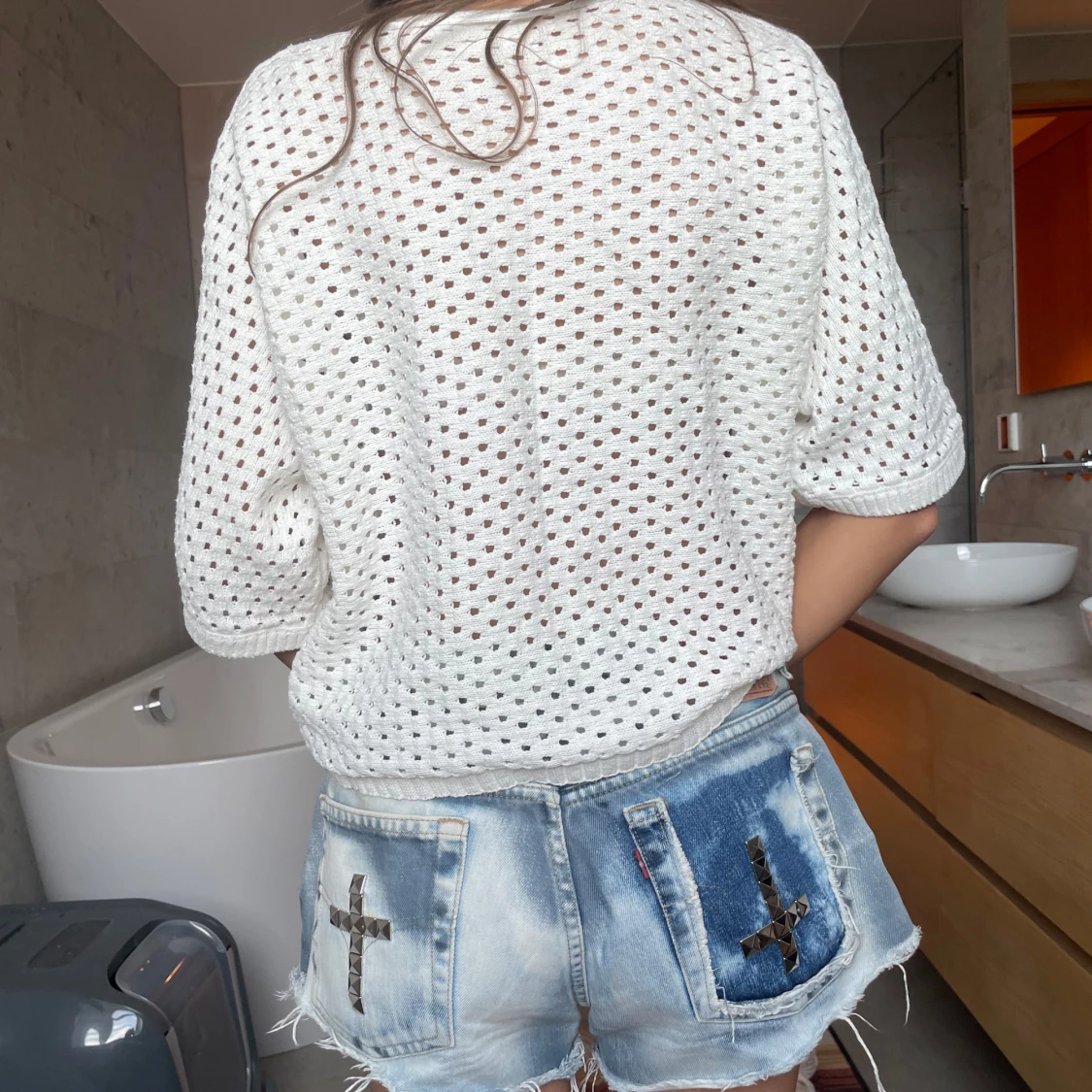 Jätte fin trekvarts ärmar tröja!  - 91