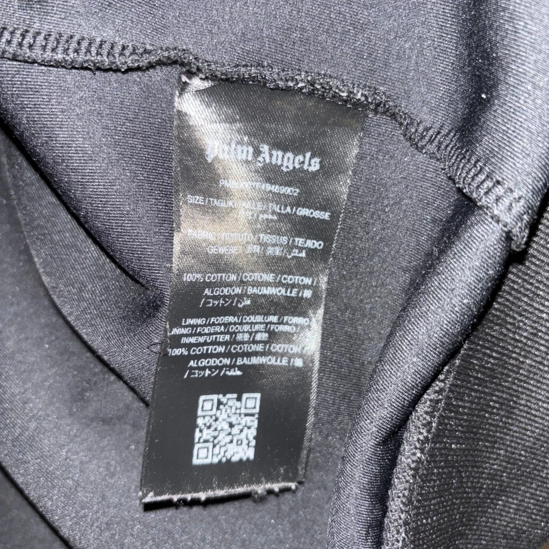 Svart track jacket från Palm Angels - 1