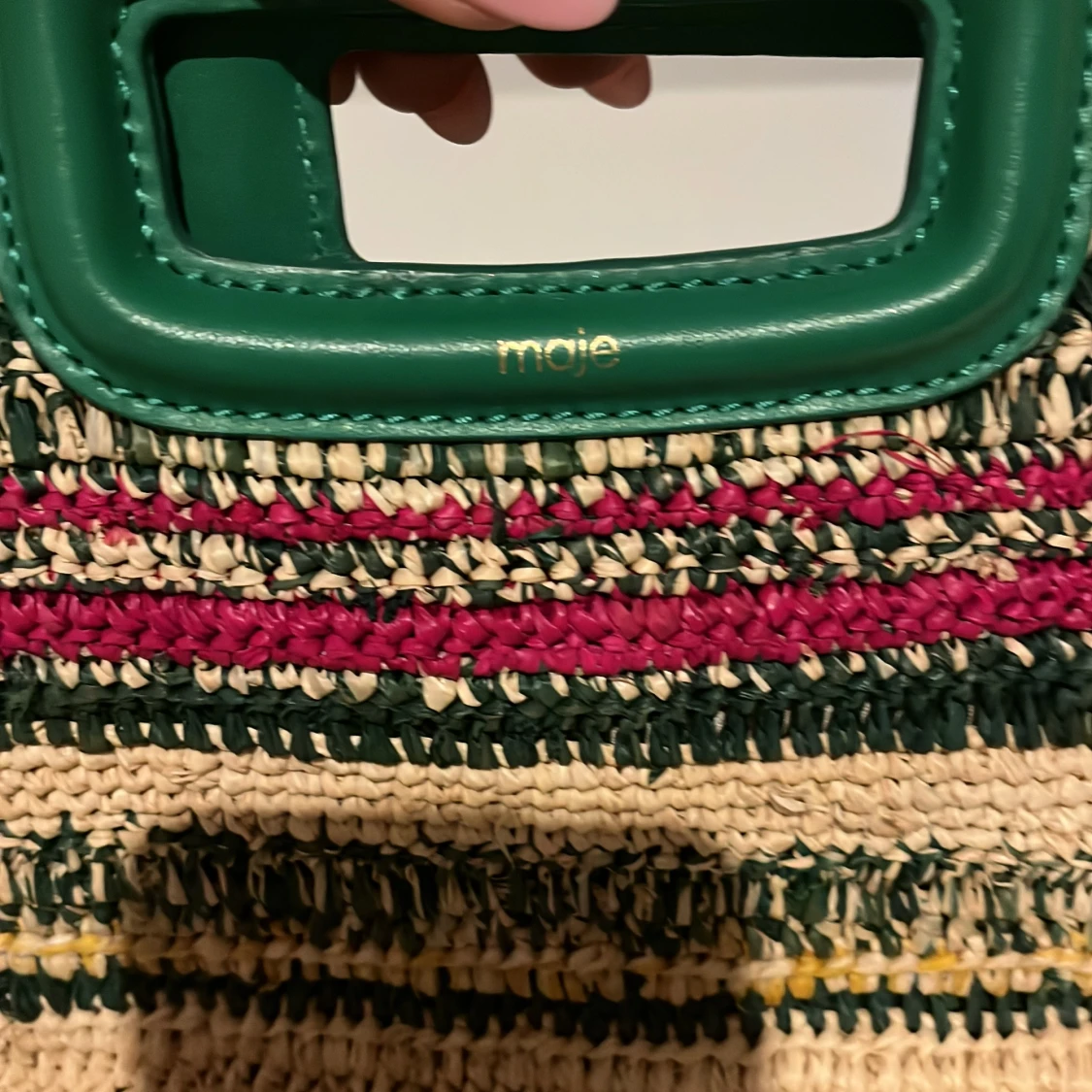 Randig handväska från Maje handgjord ❤️❤️ - 1