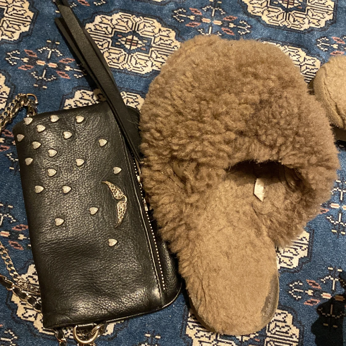 Svart axelväska med hjärtan från Zadig & Voltaire - 3