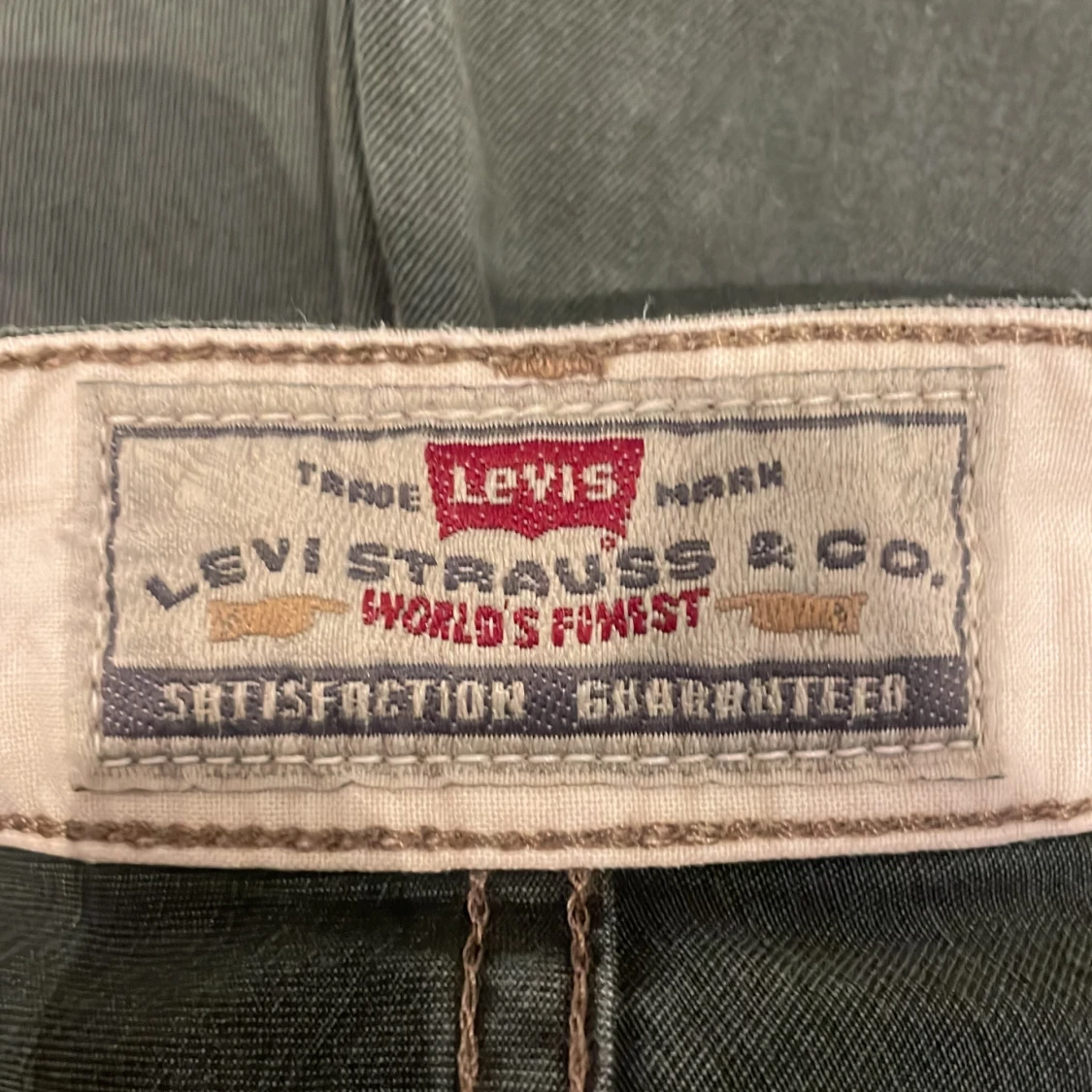 Gröna Baggy Levi’s Jeans - 3