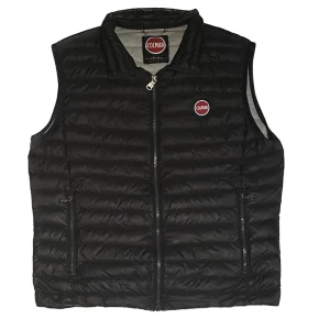 Colmar Väst - Säljer en snygg svart dunväst från Colmar. Västen är i storlek 52 vilket motsvarar S-M. Färgen blev dålig på bilderna så kontakta om ni vill ha fler bilder